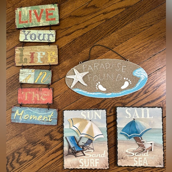 Beachcombers Other - Beachcombers home decor paradise oasis sign beach summer lake house ocean happy